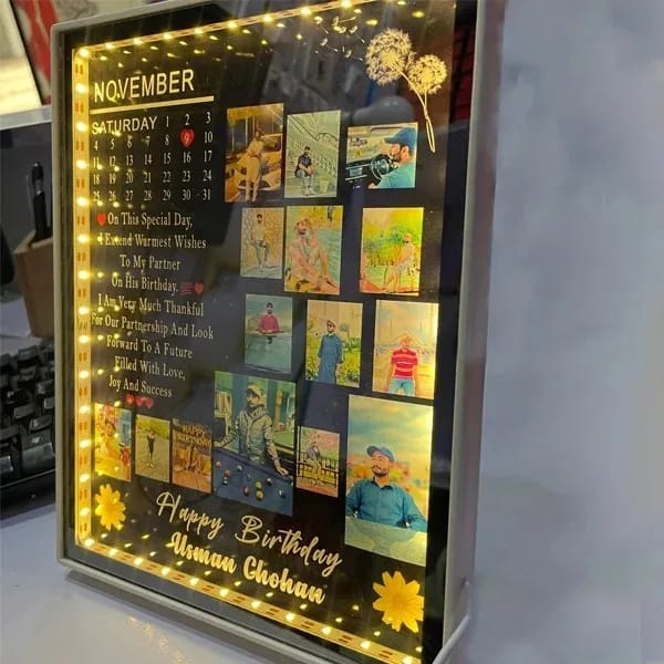 Birthday Gift LED Photo Fram