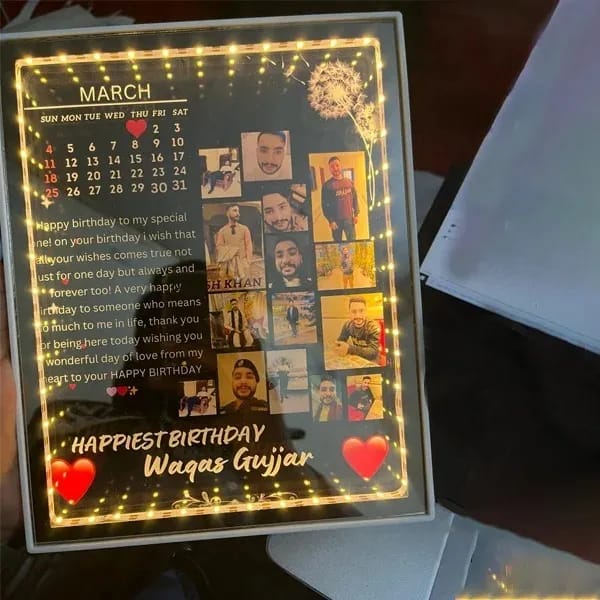 Birthday Gift LED Photo Fram